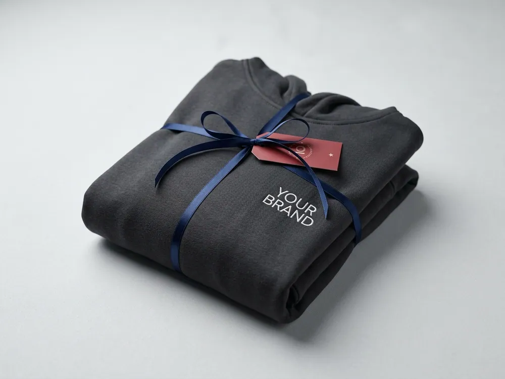 Branded fleece hoodie